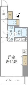 ＳＳ．ＦＬＡＴ神楽坂サウス 202 間取り図