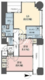 ルネ新宿御苑タワー 2202 間取り図