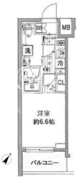 メイクスデザイン池袋 602 間取り図