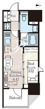 ザ・ライオンズフォーシア町屋 301 間取り図