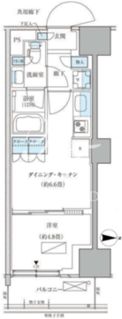 パークアクシス品川天王洲アイル 105 間取り図