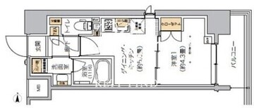 リビオメゾン芝浦 201 間取り図
