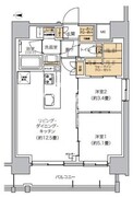 リビオメゾン芝浦 407 間取り図