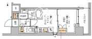 リビオメゾン芝浦 406 間取り図