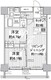 ヒューリックレジデンス駒込 1204 間取り図