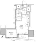 ザ・パークハビオ大森町 1501 間取り図