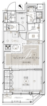 レガリス文京大塚 106 間取り図