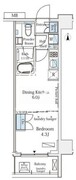 グラシア大森 406 間取り図