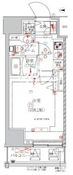 アルテシモクルセ 1002 間取り図