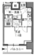 エスレジデンス新御徒町イースト 1102 間取り図