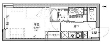 リーガランド祐天寺アネックス 302 間取り図