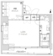 グランディオール広尾テラス 1302 間取り図