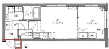 ラヴィエール清澄ガーデンテラス 403 間取り図