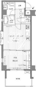 メゾンカルム西新宿 201 間取り図