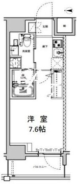 エスレジデンス板橋大山 205 間取り図