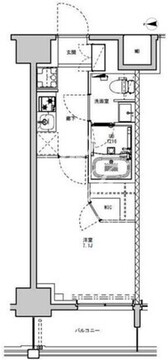エスレジデンス板橋大山 1002 間取り図