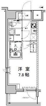 エスレジデンス板橋大山 201 間取り図