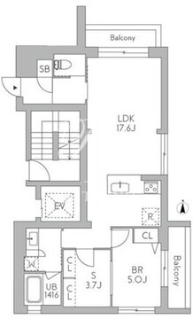 グランデュオ荻窪2 303 間取り図