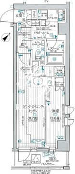 デュオステージ下落合 304 間取り図