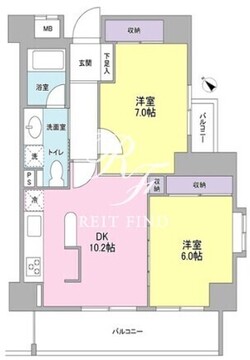 プロスペクト西巣鴨 701 間取り図