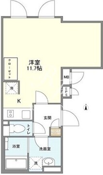 ラピスパーク四谷三丁目 301 間取り図
