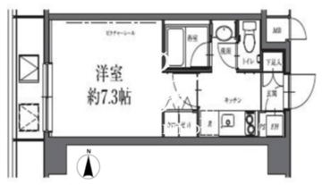 HF駒沢公園レジデンスタワー 222 間取り図