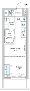 ウエリスアーバン中野坂上 208 間取り図