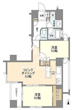 コスモリード原宿 304 間取り図