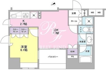 コンフォリア池袋DEUX 402 間取り図