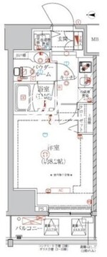 アルテシモクルセ 802 間取り図