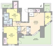 オージュ渋谷 401 間取り図 ?>
