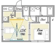プラタナス幡ヶ谷 102 間取り図