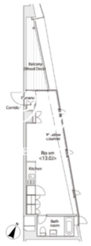 イプセ学芸大学 509 間取り図