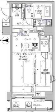アルテシモソロ 503 間取り図