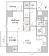 ルミーク三軒茶屋 303 間取り図