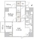 ルミーク三軒茶屋 603 間取り図