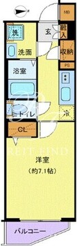 クレヴィスタ大塚 106 間取り図