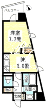 TKフラッツ渋谷 508 間取り図