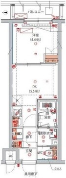 ハーモニーレジデンス大森山王ザ・ガーデン 103 間取り図