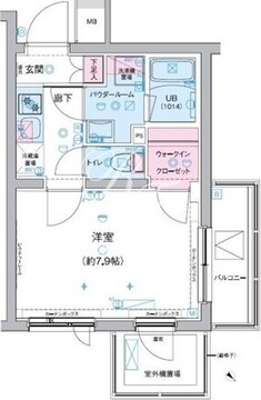 ジェノヴィア三軒茶屋グリーンヴェール 312 間取り図