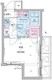 ジェノヴィア三軒茶屋グリーンヴェール 212 間取り図