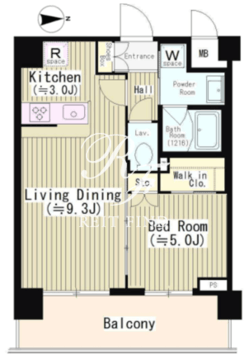 エディアン目黒本町 202 間取り図