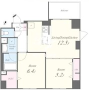 サントゥール駒込 601 間取り図