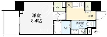 グランスイート麻布六本木 401 間取り図