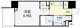 グランスイート麻布六本木 401 間取り図