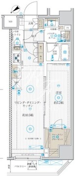ベルグレード浅草DUE 904 間取り図