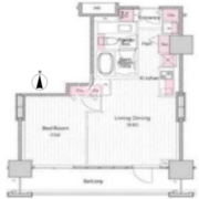 レグノセレーノ 1006 間取り図