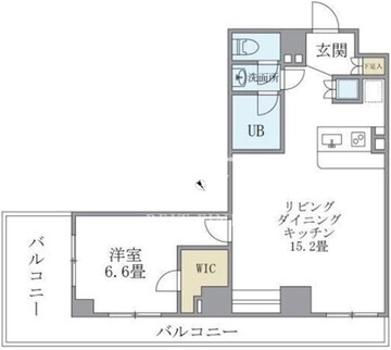 KDXレジデンス西新宿 802 間取り図