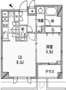 クリオ渋谷ラ・モード 105 間取り図