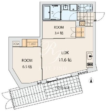 コートモデリア広尾Tokyo 001 間取り図